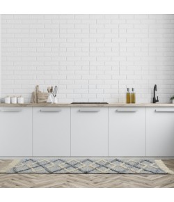 Nourison Rockford - Roc01 Light Grey Area Rug 2 ft. 3 X 6 ft. Rectangle