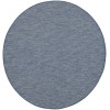 Nourison Positano - Pos01 Navy Blue Area Rug 6 ft. X 6 ft. Round