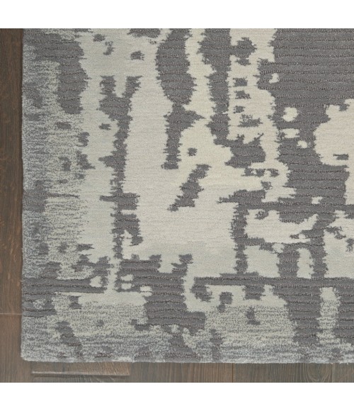 Nourison Symmetry Area Rug SMM02-Grey/Beige