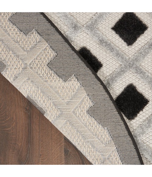 Nourison Aloha Area Rug ALH26-Black White