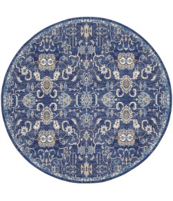 Nourison Grafix - Grf24 Navy Area Rug 8 ft. Round
