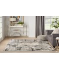 Nourison Serenity Home Ivory Grey SRH06 3 ft. 11 in. X 5 ft. 11 in. Rectangle Rug