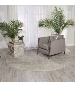 Nourison Twilight - Twi12 Ivory Grey Area Rug 8 ft. Round