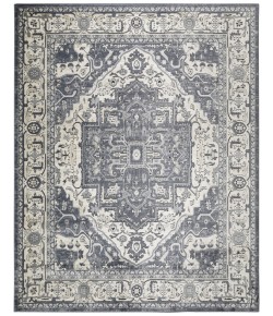 Nourison Concerto Navy Ivory CNC18 7 ft. 10 in. X 9 ft. 10 in. Rect. Rug