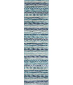 Nourison Passion - Psn26 Navy Blue Area Rug 2 ft. 2 in. X 10 ft. Runner