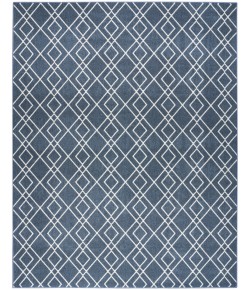 Nourison Modern Lines - Mol01 Denim Area Rug 8 ft. X 10 ft. Rectangle