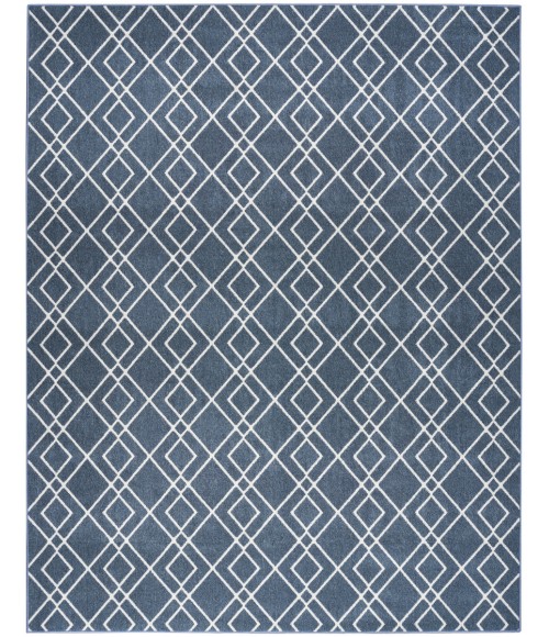 Nourison Modern Lines Area Rug Nourison Modern Lines Area Rug MOL01 Denim