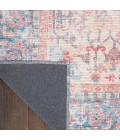 Nicole Curtis Machine Washable Series 1 Area Rug SR104 Blue/Multi 7' Runner