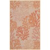 Nourison Garden Oasis Coral GOA05 3 ft. X 5 ft. Rectangle Rug