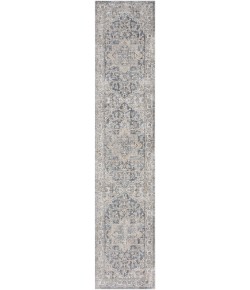 Nourison Astra Washables - Asw12 Grey Blue Area Rug 2 ft. 2 in. X 12 ft. Runner