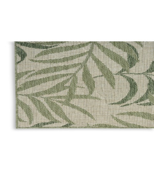 Nourison Garden Oasis Ivory Green Rug GOA01 9 ft. X 12 ft. Rectangle - Rugs Town Nourison Garden Oasis Ivory Green GOA01 9 ft. X 12 ft. Rectangle Rug