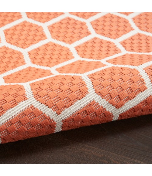 Nourison Reversible Indoor Outdoor Coral RVB01 2 ft. 2 in. X 10 ft. Rect. Rug