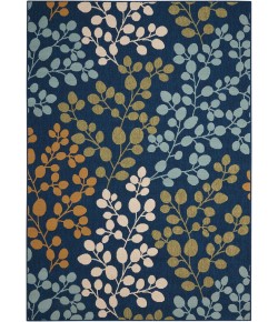 Nourison Caribbean - Crb01 Navy Area Rug 2 ft. 6 X 4 ft. Rectangle