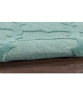 Nourison Easy Care Aqua/Teal NES01 2 ft. X 4 ft. Rectangle Rug