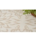 Nourison Jubilant Ivory Beige JUB06 8 ft. Round Rug