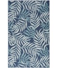 Nourison Garden Oasis Navy GOA01 6 ft. X 9 ft. Rectangle Rug