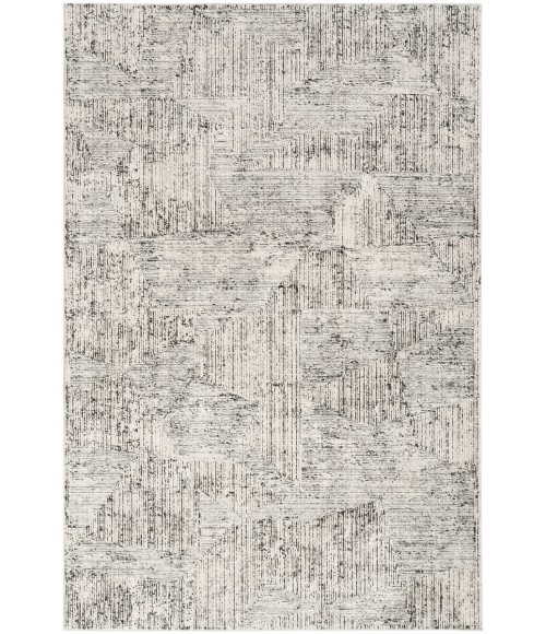 Calvin Klein Irradiant Area Rug IRR01 Cream Black