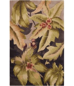 Nourison Tropics - Ts03 Plum Area Rug 3 ft. 6 X 5 ft. 6 Rectangle