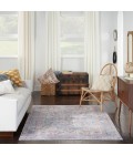 Nicole Curtis Machine Washable Series 1 Area Rug SR104 Blue/Multi 4' x 6'