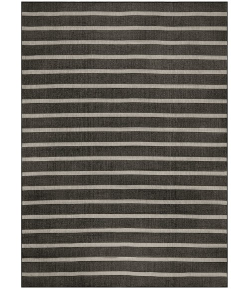 Nourison Positano Black Ivory POS03 8 ft. X 10 ft. Rect. Rug
