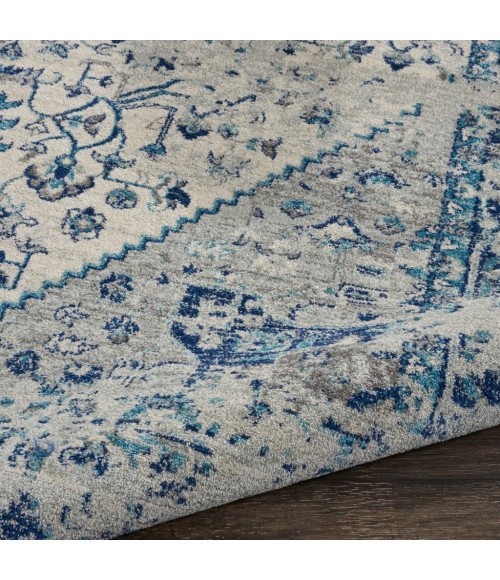 Nourison TRANQUIL Area Rug Nourison Tranquil Area Rug TRA06-Ivory/Light Blue