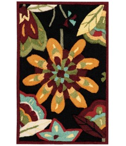 Nourison Fantasy - Fa12 Black Area Rug 1 ft. 9 X 2 ft. 9 Rectangle