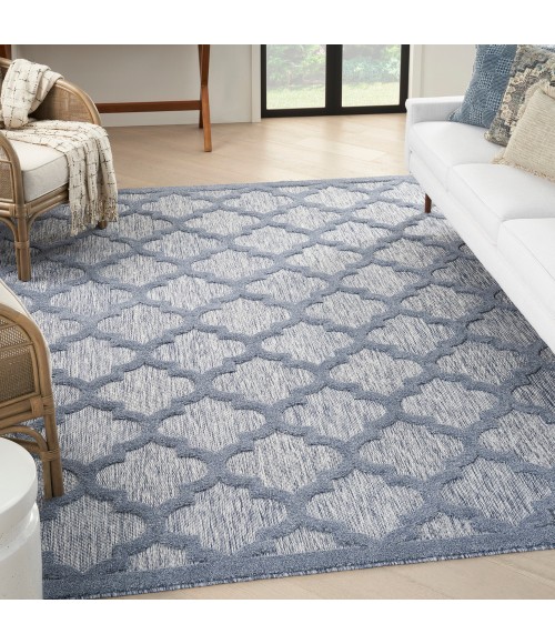 Nourison Easy Care Area Rug NES01 Denim Blue