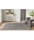Nourison Serenity Home Grey Ivory SRH05 3 ft. 11 in. X 5 ft. 11 in. Rectangle Rug