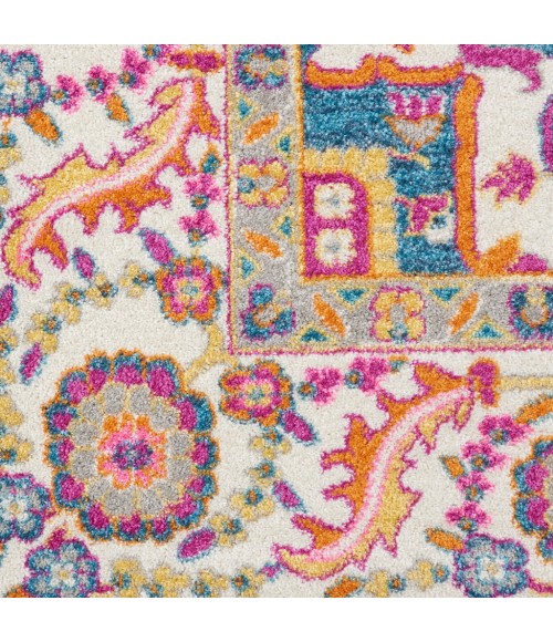 Nourison Passion Area Rug PSN20-Teal Multicolor
