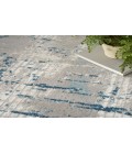 Nourison Concerto Ivory Grey Blue CNC01 7 ft. X 10 ft. Rectangle Rug