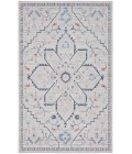 Nicole Curtis Machine Washable Series 1 Ivory Blue SR110 9 ft. 2 in. X 12 ft. Rectangle Rug