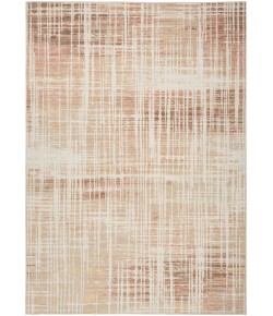Nourison Home Washable Decor Beige Peach WSD07 5 ft. 3 in. X 7 ft. Rectangle Rug