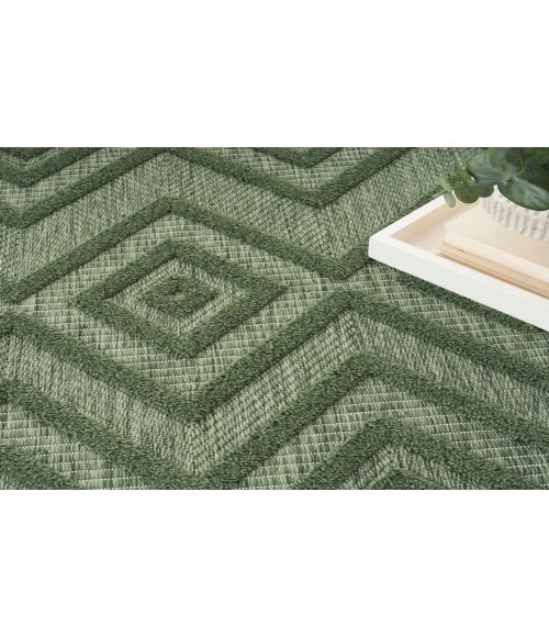 Nourison Versatile Green NRV01 5 ft. X 7 ft. Rectangle Rug