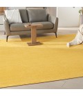 Nourison ESSENTIALS Area Rug Nourison Essentials Yellow Area Rug NRE01-Yellow