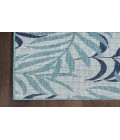 Nourison Garden Oasis Blue Rug GOA01 9 ft. X 12 ft. Rectangle - Rugs Town Nourison Garden Oasis Blue GOA01 9 ft. X 12 ft. Rectangle Rug