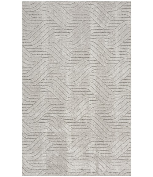 Calvin Klein Surfaces Silver Grey SFC01 7 ft. 10 in. X 9 ft. 10 in. Rectangle Rug