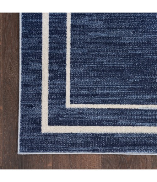 Nourison Nourison Essentials Area Rug Nourison Nourison Essentials Area Rug NRE02 Navy/Ivory