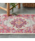 Nourison Passion Area Rug PSN03-Ivory/Fuchsia