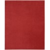 Nourison Essentials - Nre01 Brick Red Area Rug 10 ft. X 14 ft. Rectangle