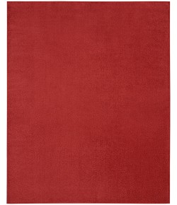 Nourison Essentials - Nre01 Brick Red Area Rug 10 ft. X 14 ft. Rectangle