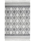 Nicole Curtis Machine Washable Series 3 Area Rug SR301 Black 4' x 6'