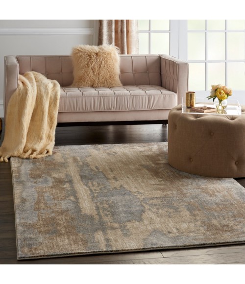 kathy ireland Home Moroccan Celebration Area Rug KI386-Grey/Beige