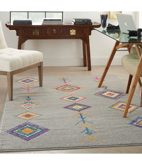 Nourison Passion Area Rug PSN46-Grey/Multi