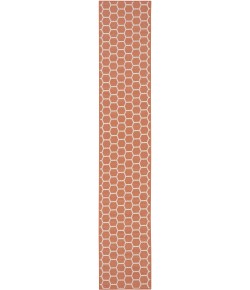 Nourison Twist Reversible 2ft. 2in. x 10ft. Coral Modern Rug