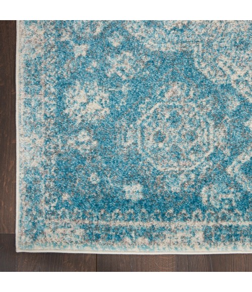 Nourison Tranquil Area Rug TRA13-Lt.Blue/Ivory