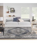 Kathy Ireland American Manor Area Rug AMR02 Blue 7'10" x 9'10"