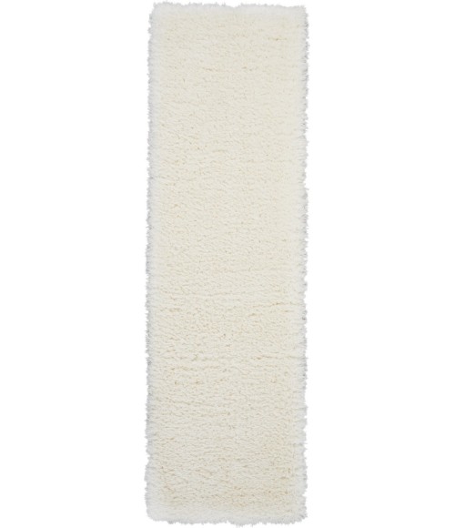 Nourison ULTRA PLUSH SHAG Area Rug Nourison Ultra Plush Shag Runner Area Rug ULP01-Ivory
