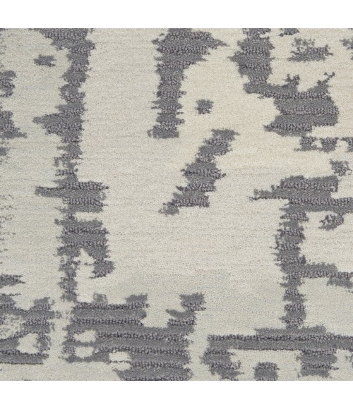 Nourison Symmetry Area Rug SMM02-Grey/Beige