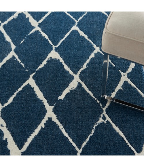 Nourison Twilight Area Rug TWI15 Navy 5'6" x 8'