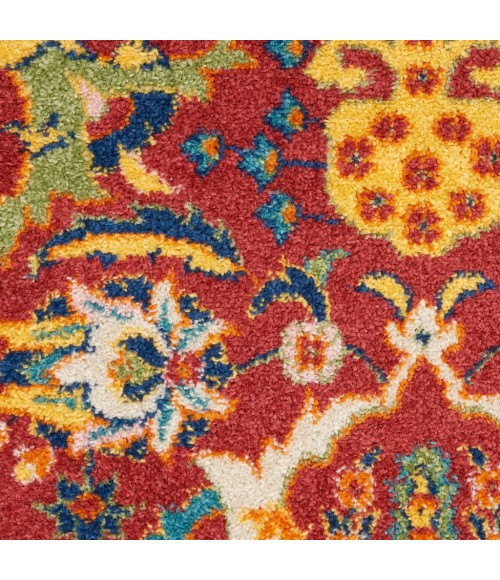 Nourison Allur Area Rug ALR03-Red Multicolor